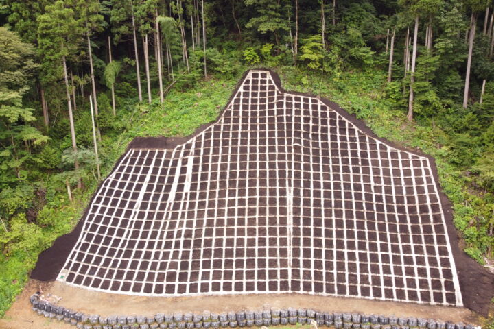 山地災害重点 谷屋 山腹工事